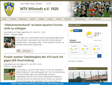 Tablet Screenshot of mtv-wilstedt.de